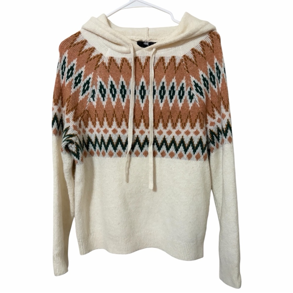 FRYE Women's Cozy Hooded Pullover Sweater Size Medium